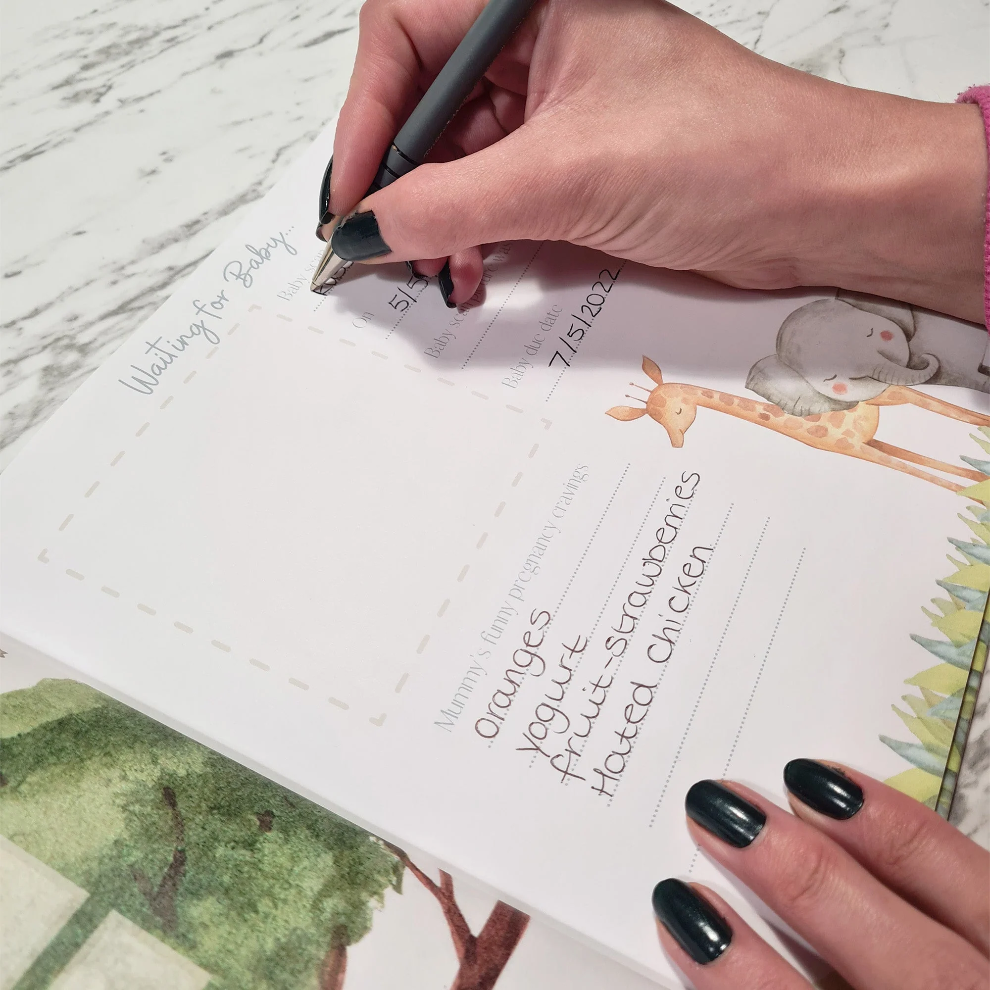 Baby Memory Book - Baby's First Year Milestones - Image 4