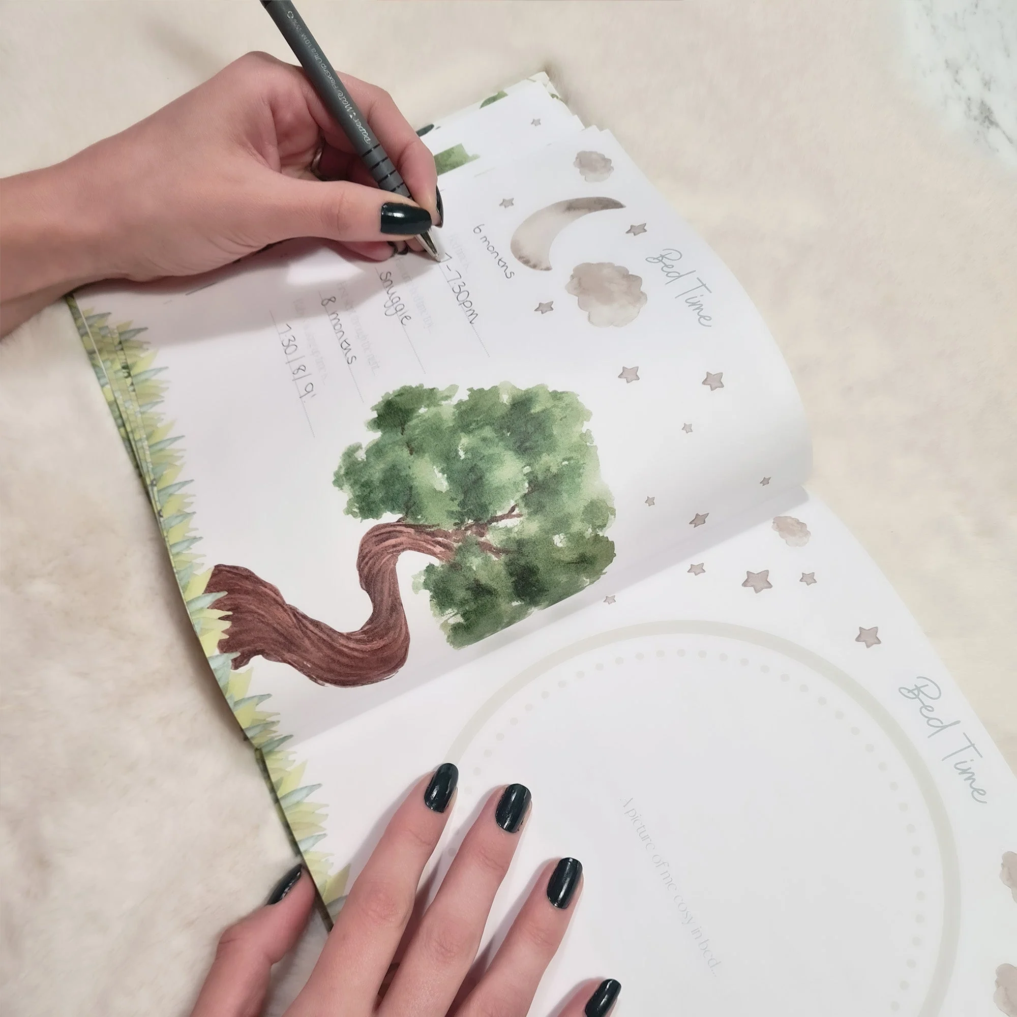 Baby Memory Book - Baby's First Year Milestones - Image 5