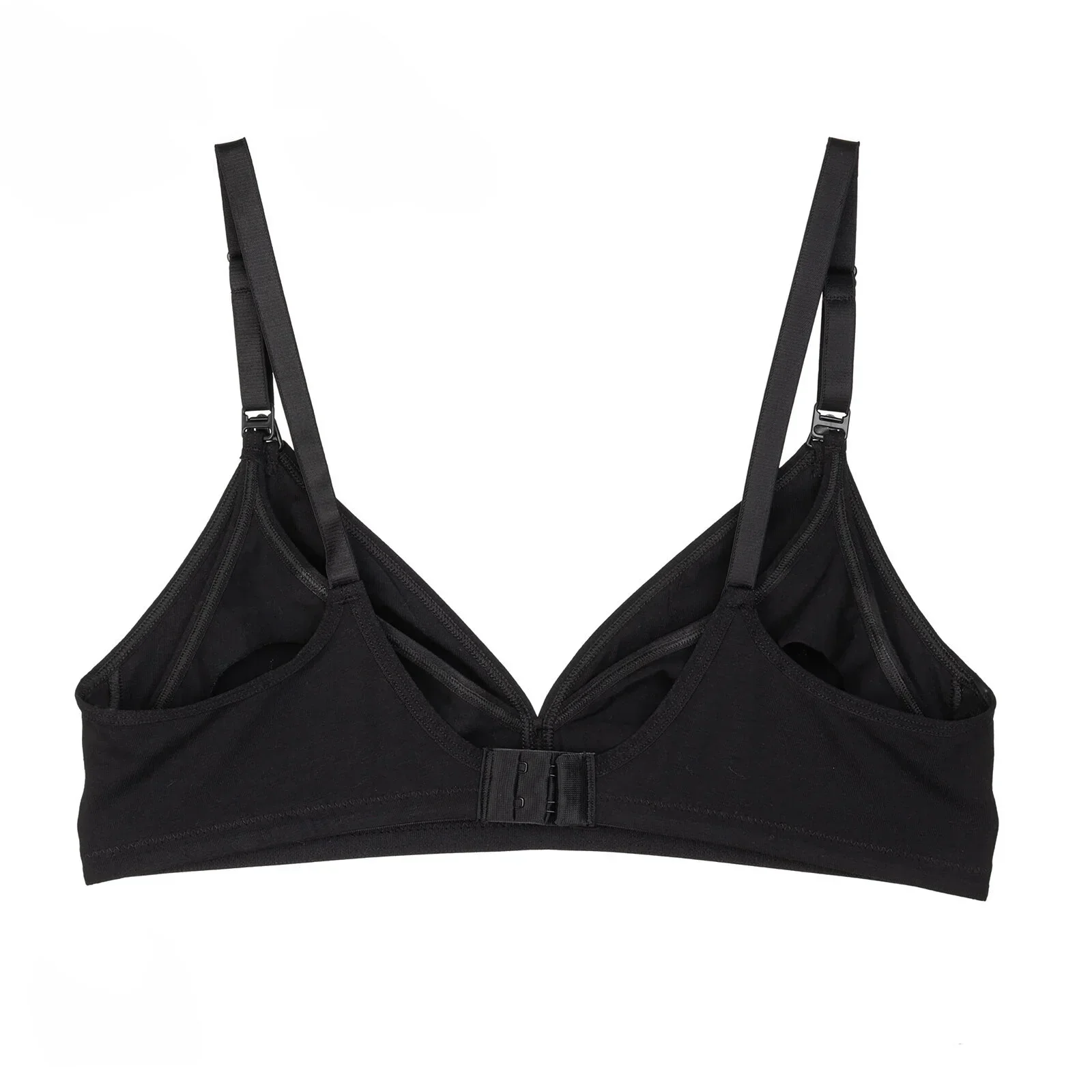 baby mom Non Padded Nursing Bra - Black - Image 7