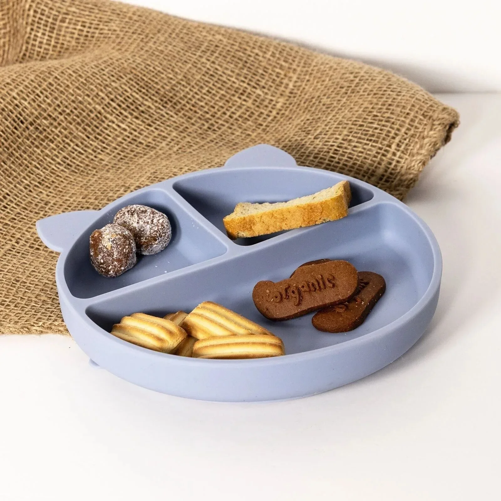 baby plus Silicone Suction Plate - Powder Blue - Image 2