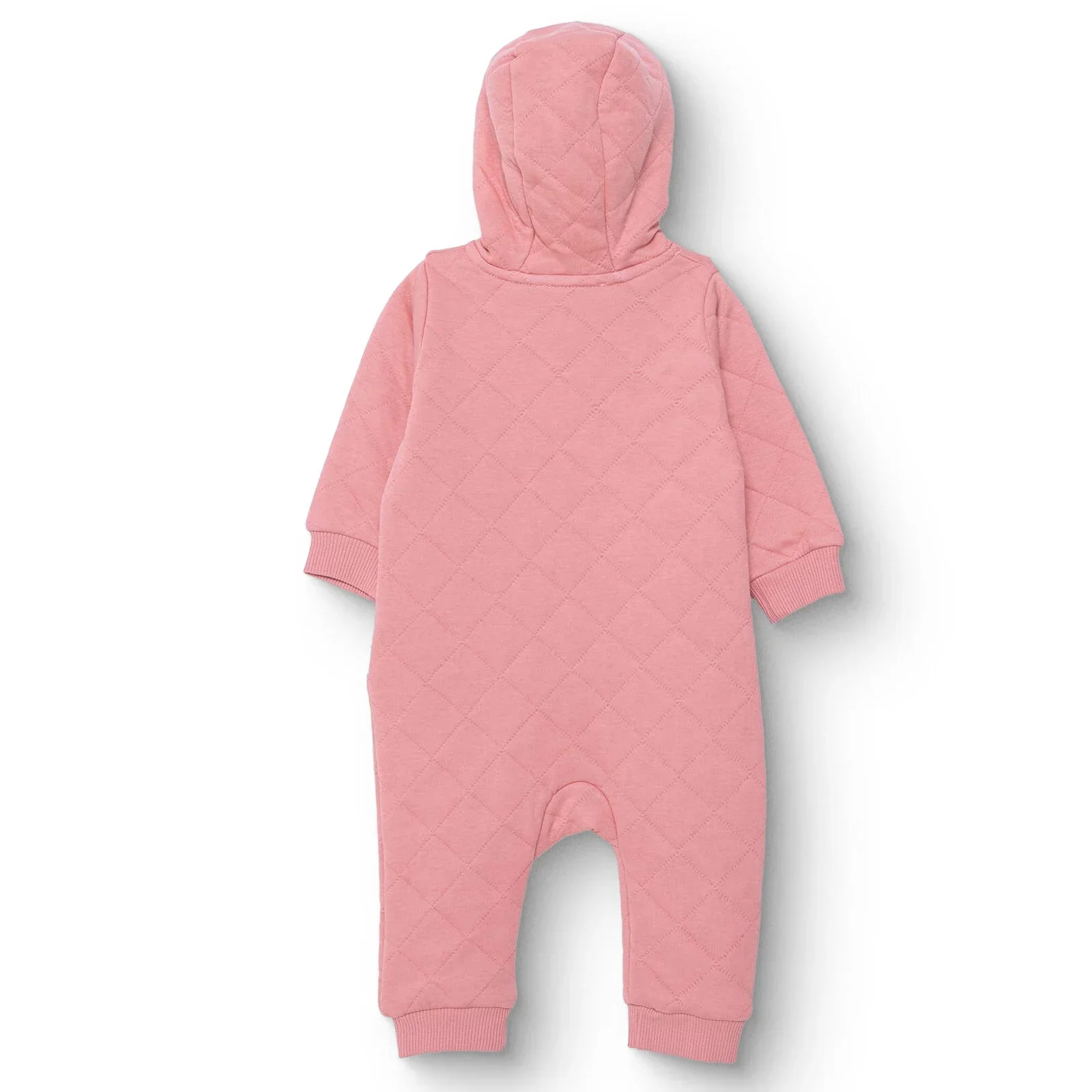 Bebetto Newborn Footless Jumpsuit - Light Rose - Image 2