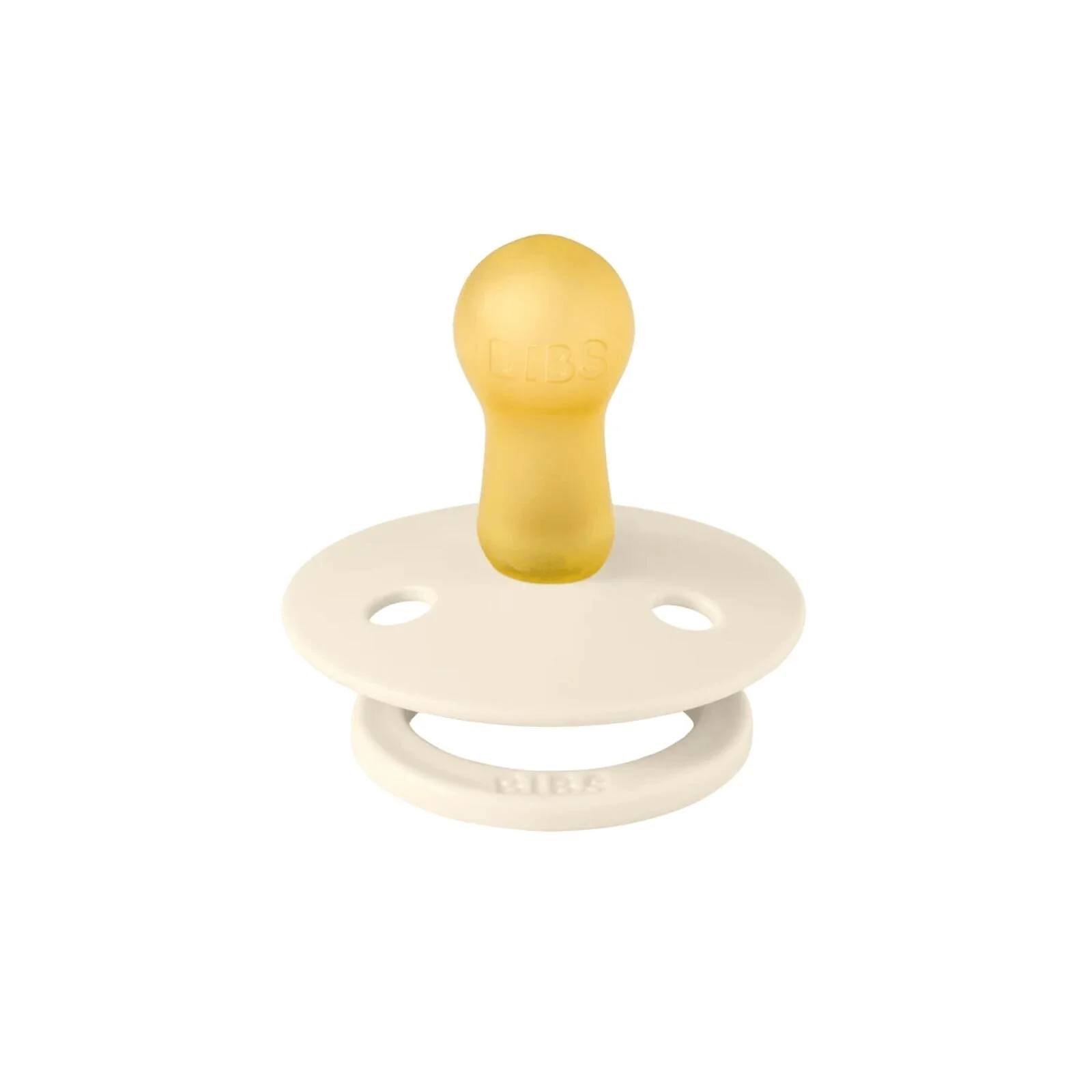 BIBS Pin Latex Soothers 0-6 months Pack of 2 - Ivory & Vanilla - Image 4