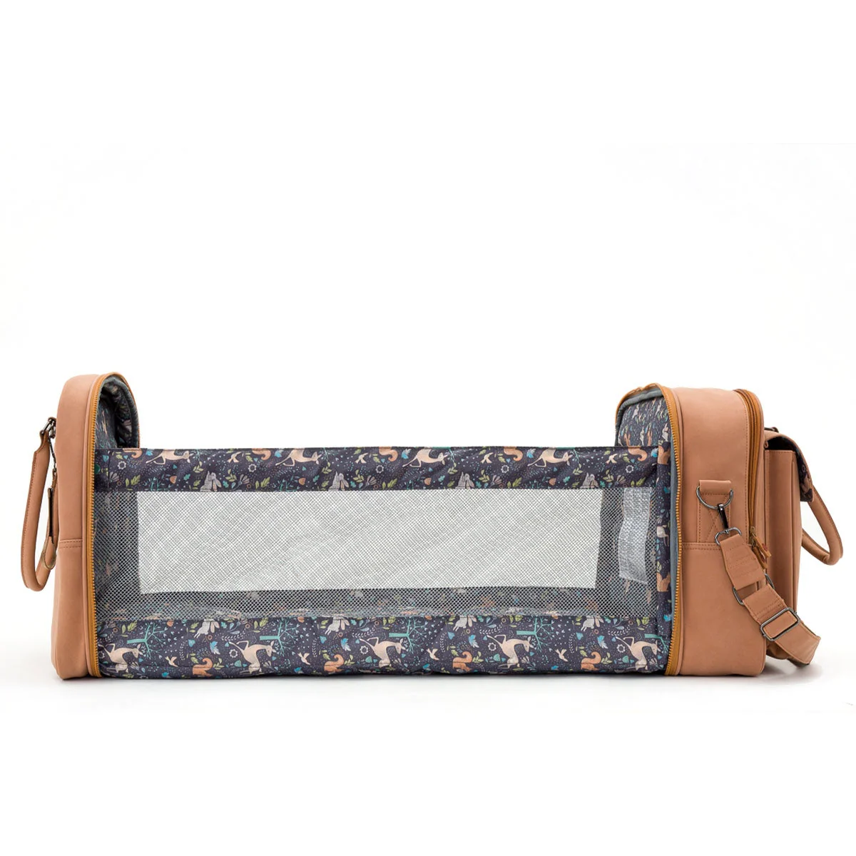 Bizzi Growin Baby Travel Crib Changing Bag POD ® - Vegan Leather - Image 9