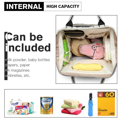 Black Multi Functional Baby Changing  Backpack - Image 7