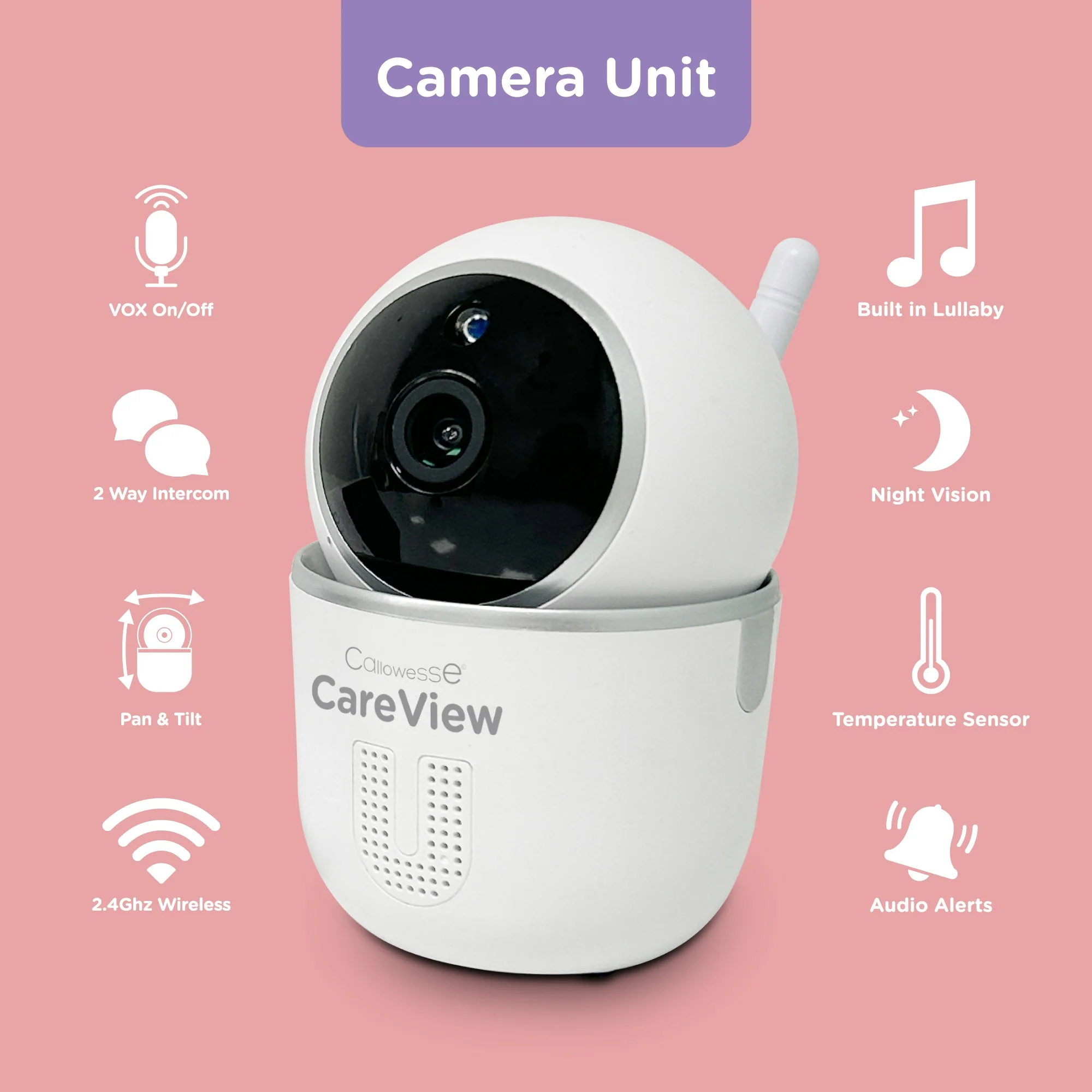 Callowesse CareView Digital Video Baby Monitor Additional Camera - Image 3