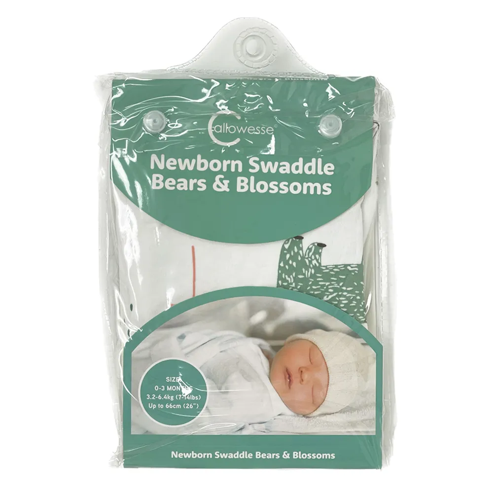 Callowesse Newborn Baby Swaddle 0-3 Months – Bears and Blossoms - Image 4