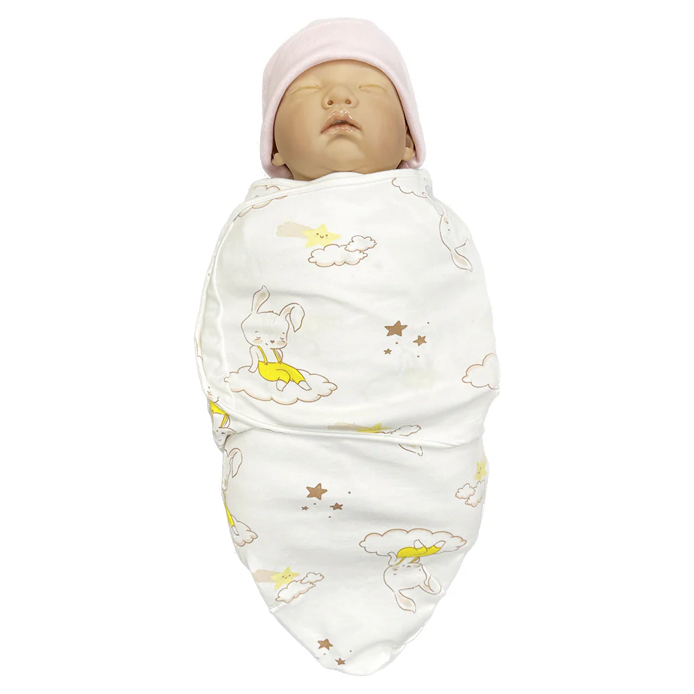 Callowesse Newborn Baby Swaddle 0-3 Months – Bunny Dreams - Image 3