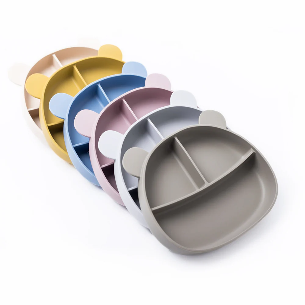 Callowesse Silicone Divided Suction Plate - Silver Sage - Image 2