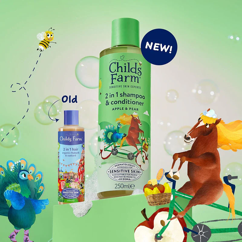 Child's Farm Shampoo & Conditioner Apple - Image 2