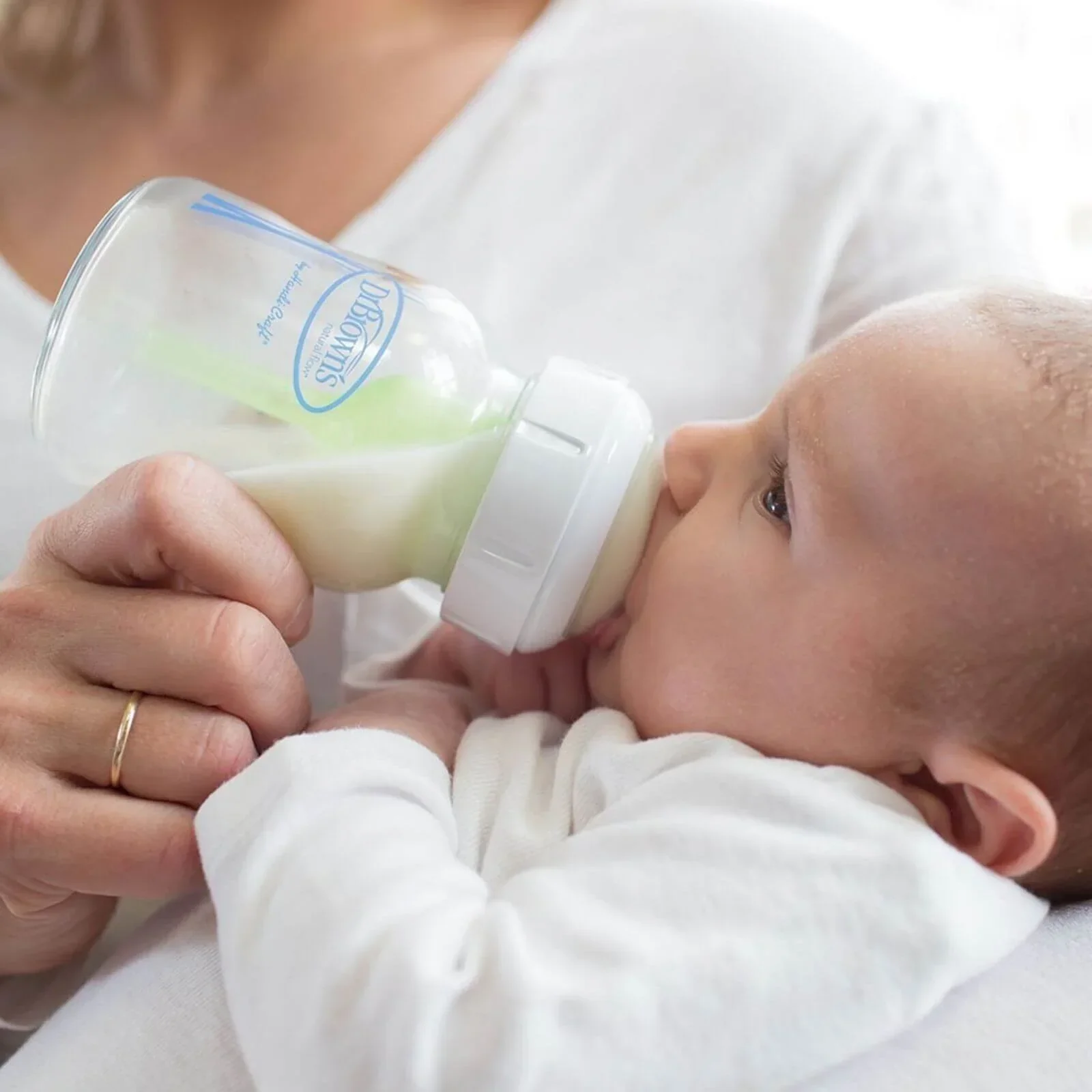 Dr. Brown's Options+ Wide Neck Anti-Colic Glass Bottle 150ml - Image 3