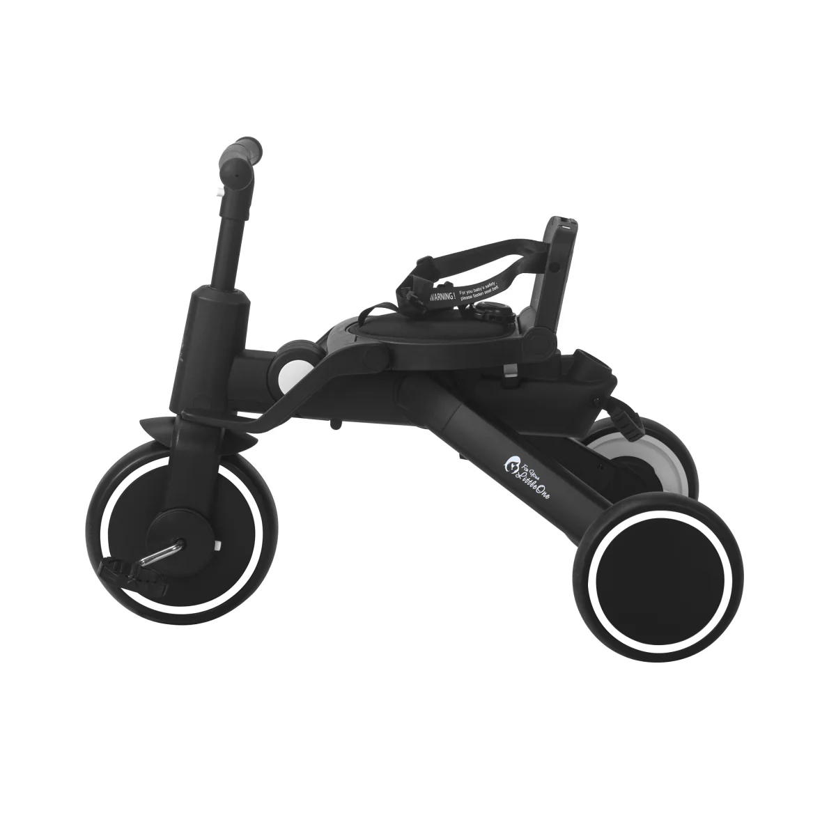 Foryourlittleone Xplor 6 in 1 Foldable Trike - Jet Black (10m-4y) - Image 20