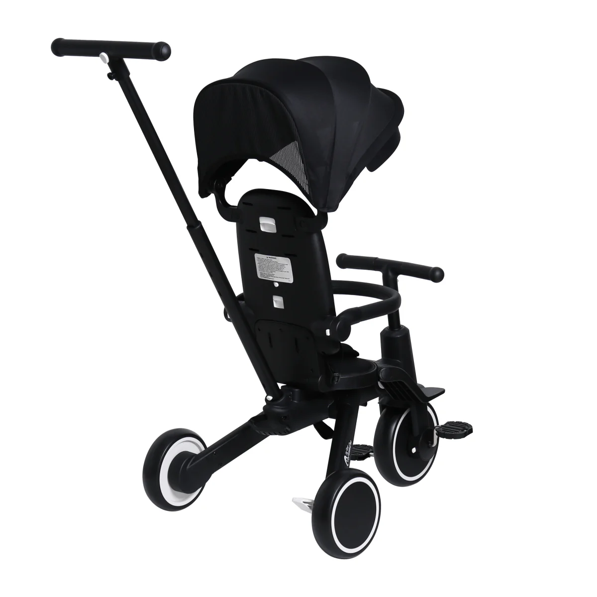 Foryourlittleone Xplor 6 in 1 Foldable Trike - Jet Black (10m-4y) - Image 24