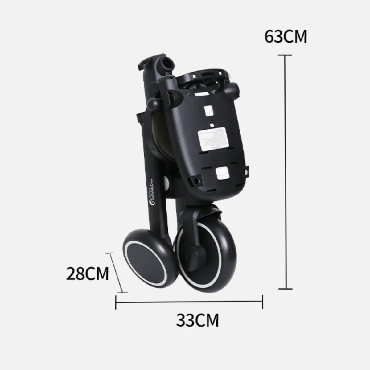 Foryourlittleone Xplor 6 in 1 Foldable Trike - Jet Black (10m-4y) - Image 28