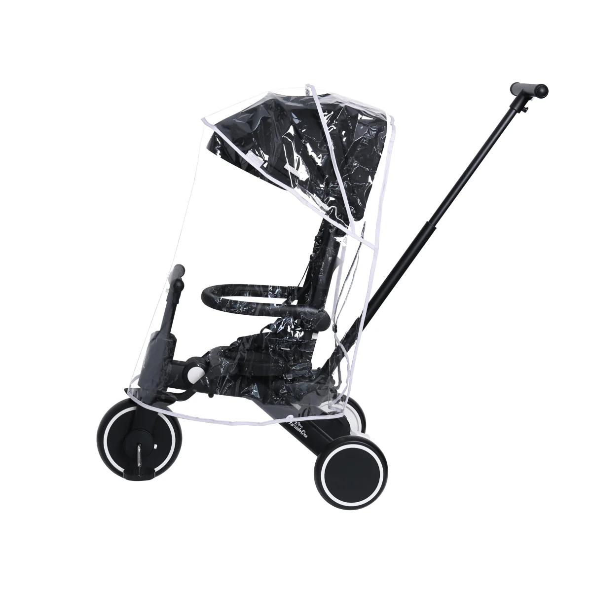 Foryourlittleone Xplor Ultimate 6 in 1 Foldable Trike - Jet Black (10m-4y) - Image 15