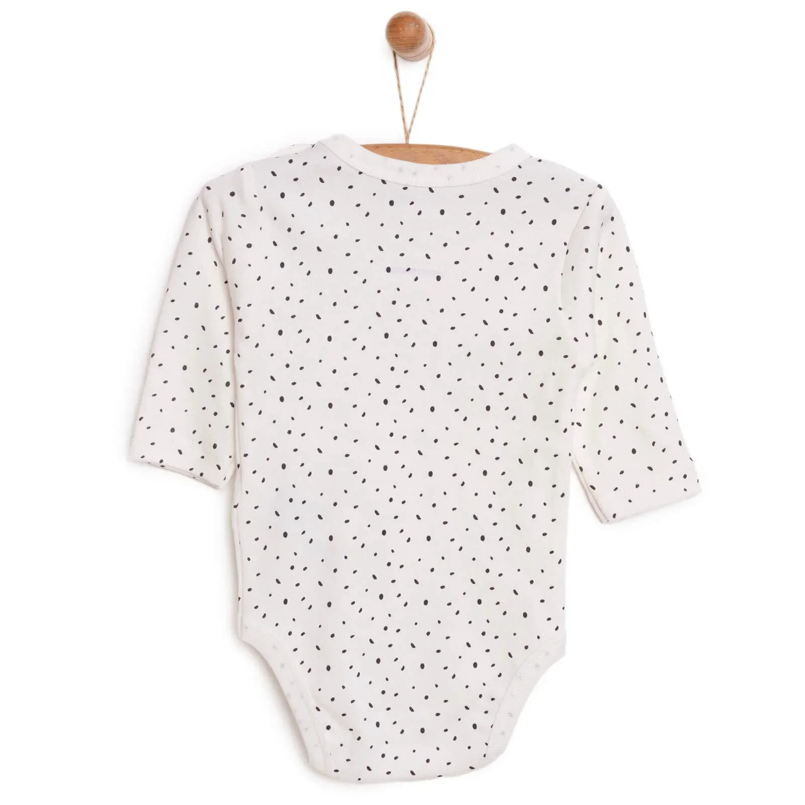 HelloBaby Baby Girl Long Sleeve Body - Ecru - Image 2