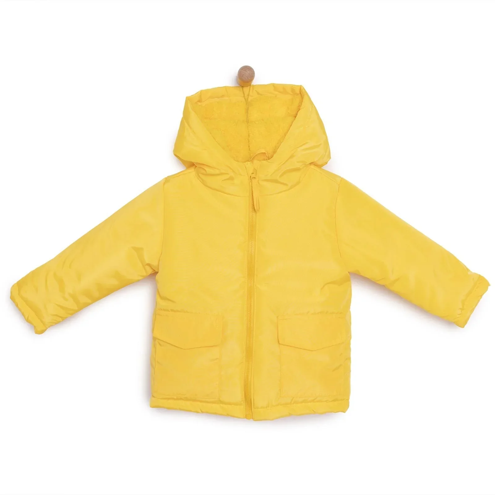 HelloBaby Hooded Coat - Yellow
