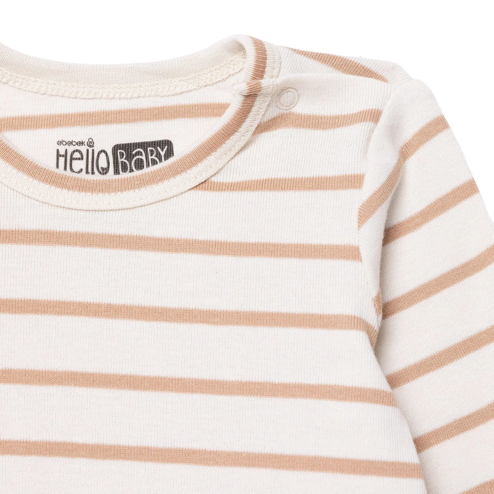 HelloBaby Long Sleeve Body - Beige - Image 3