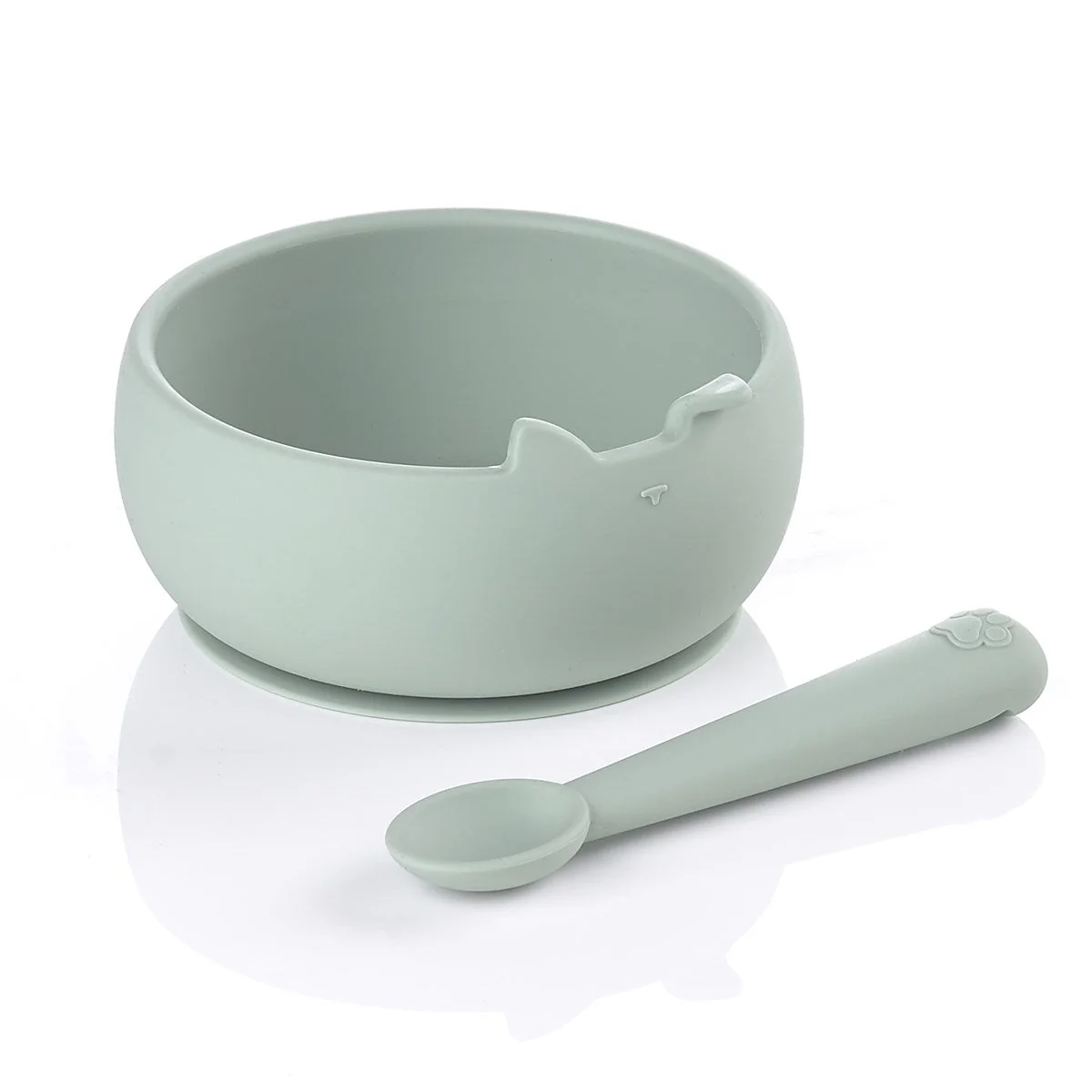 Silicone Bowl and Spoon Set - Perfect for Baby's First Meals - Image 14
