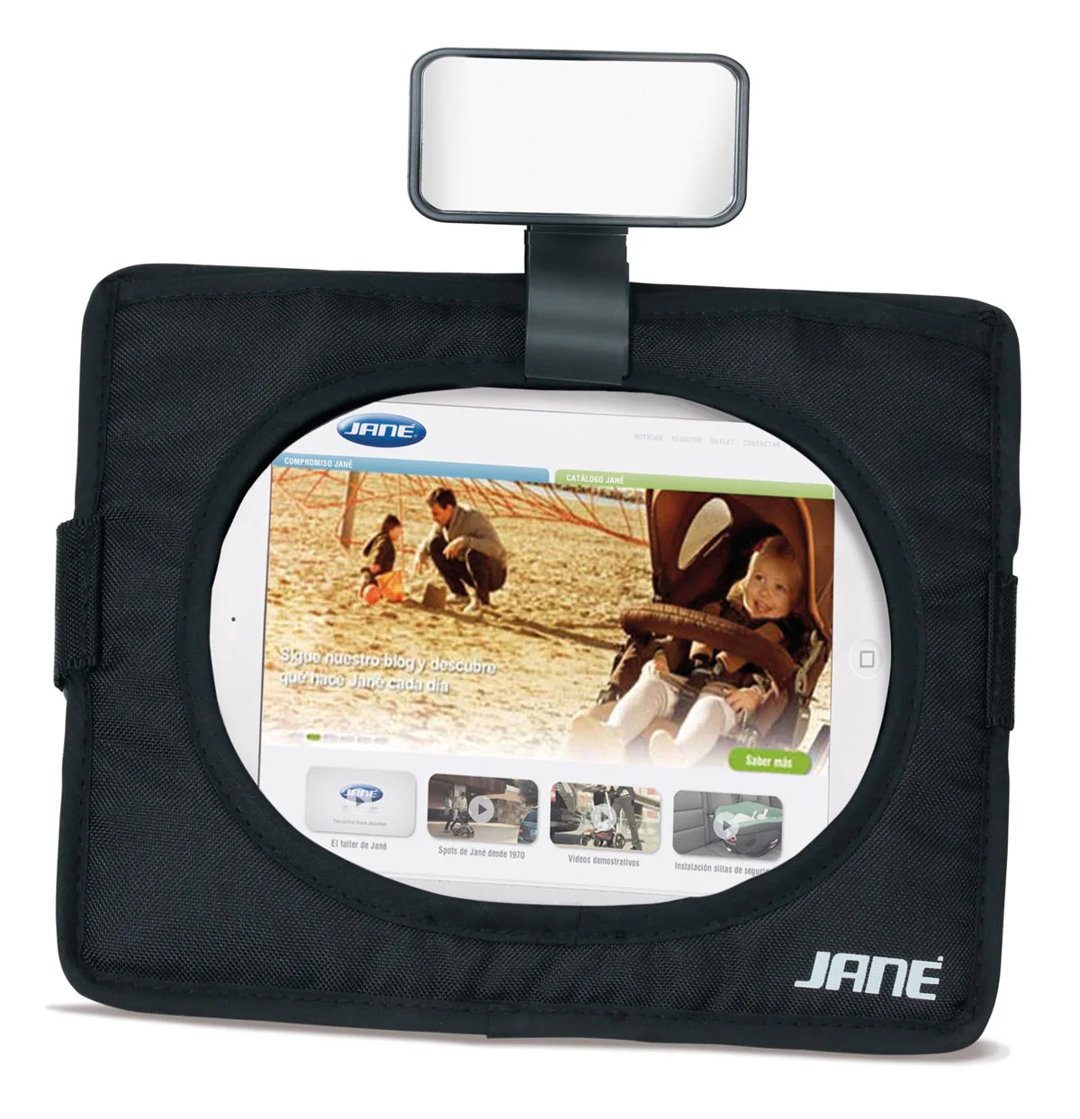 Backseat Mirror and Tablet Case