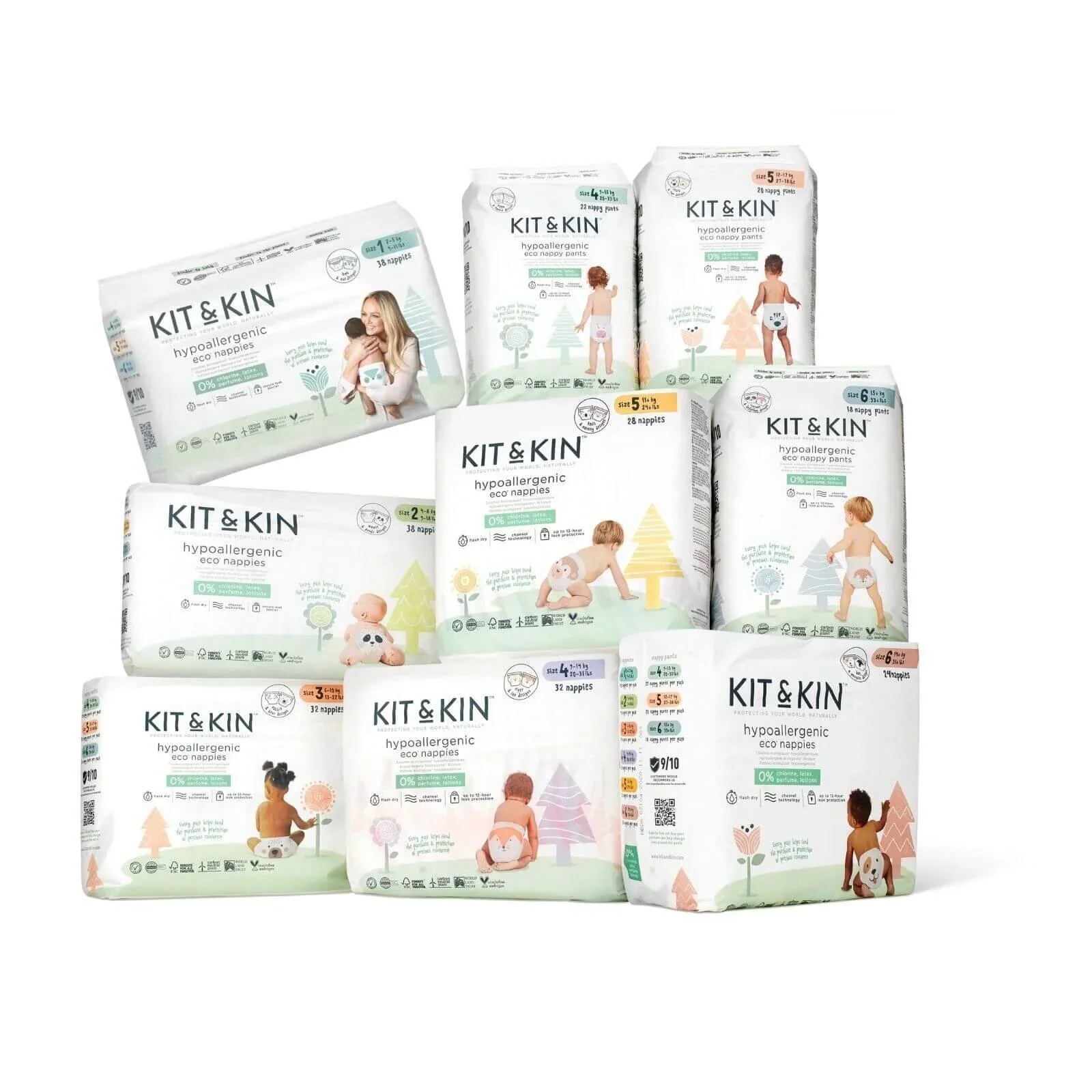 Kit & Kin Nappies Size 5 - 28 nappies - Image 3