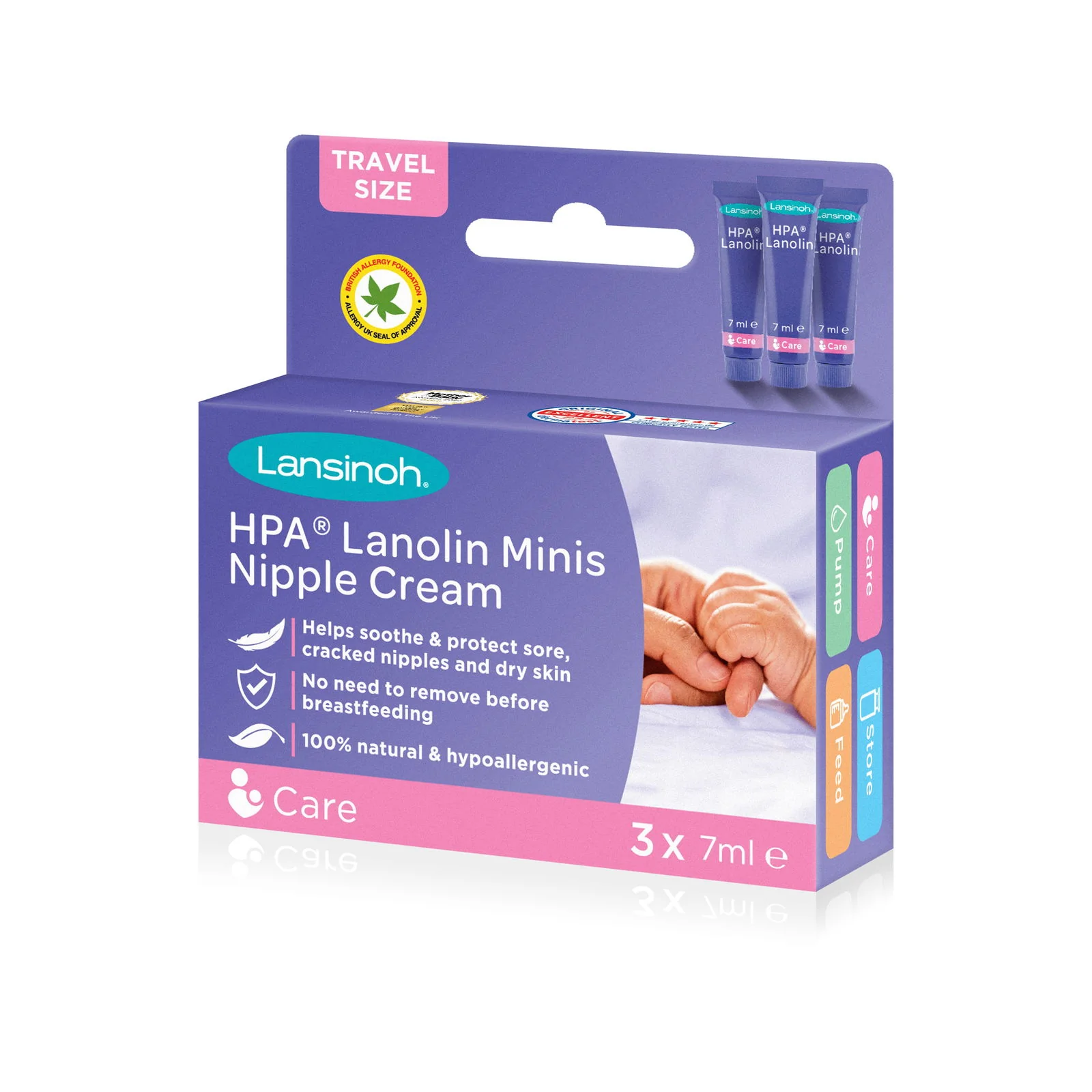 Lansinoh Lanolin Nipple Cream Minis 7mls (Pack of 3) - Image 7