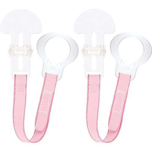 MAM Soother Clips (Pack of 2) - Available in Blue/Pink - Image 2