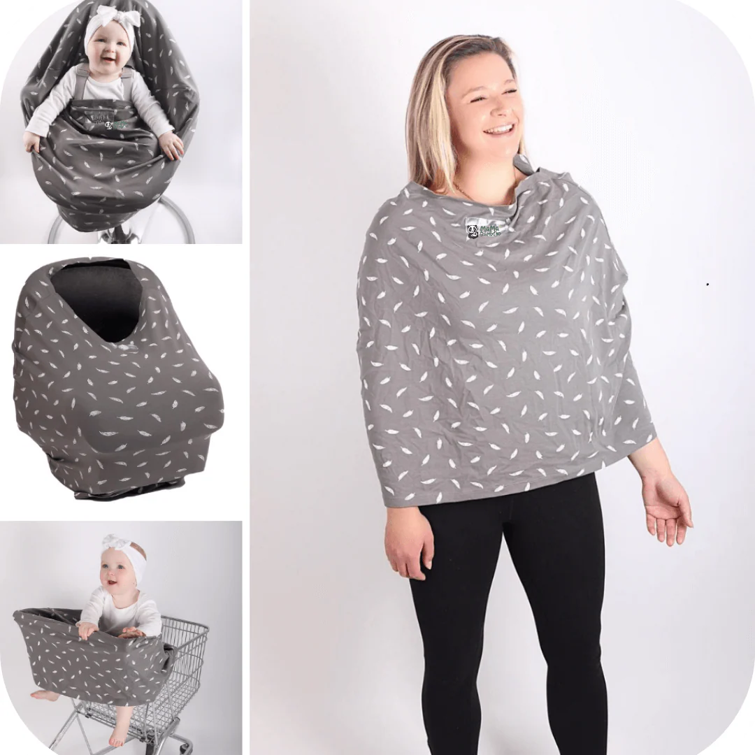 Mama Bamboo Cotton Breastfeeding Cover - Image 3