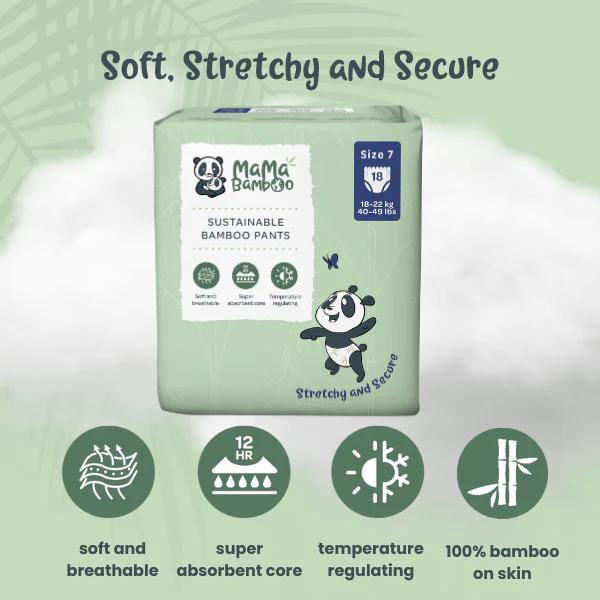 Mama Bamboo Sustainable Pull-Up Nappy Pants - Image 3