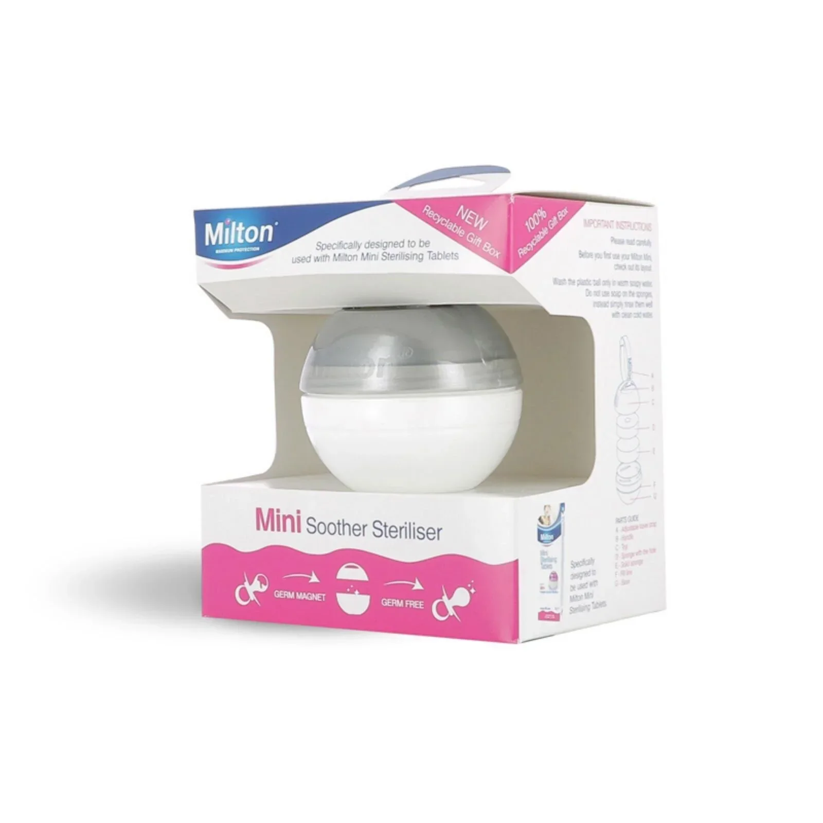 Milton Mini Soother Steriliser Silver - Image 3
