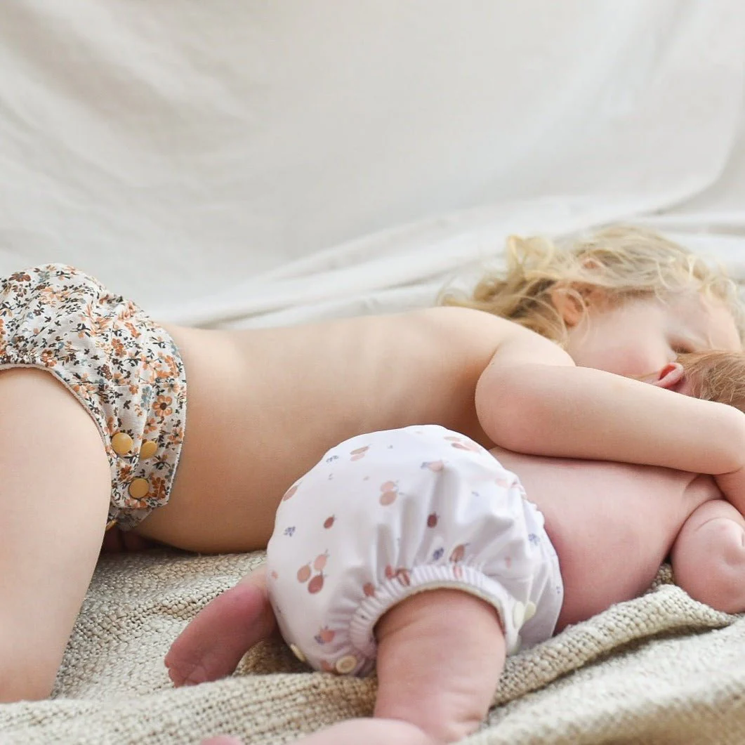 Newborn Reusable Cloth Nappy - Meadow - Image 6