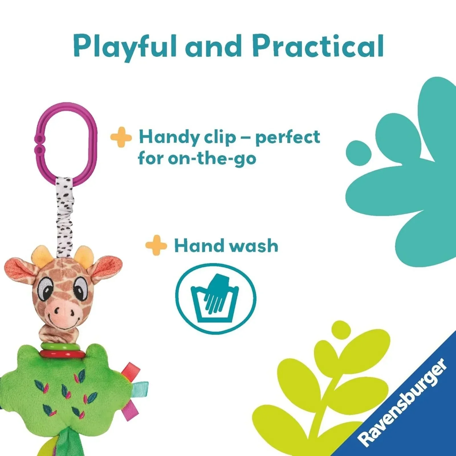 Play+ Pull & Wiggle Giraffe - Image 4