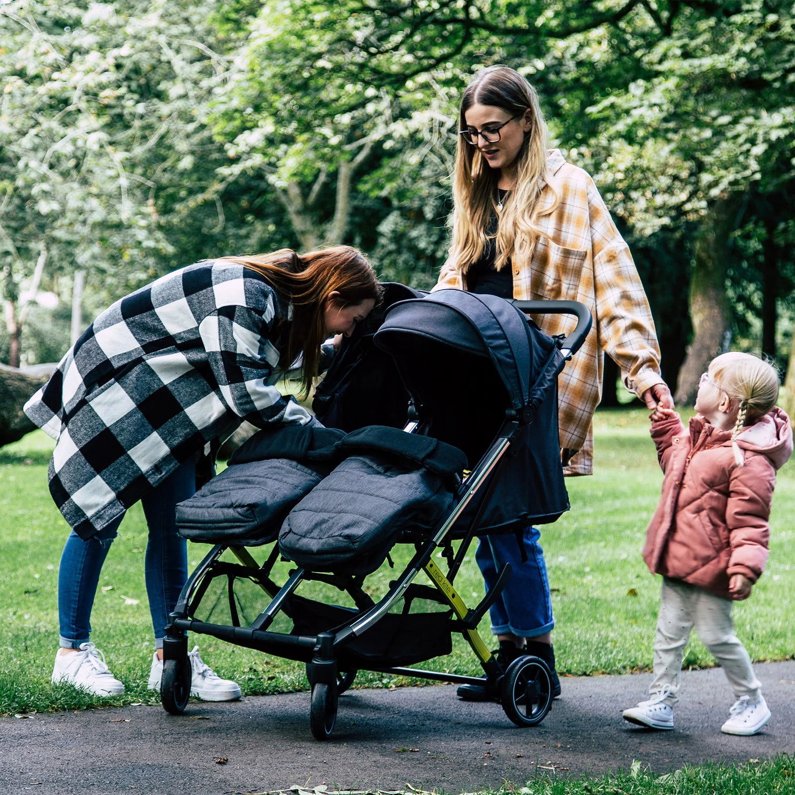 Red Kite Double Push Me Lightweight Travel Stroller (Pistachio) - Image 7