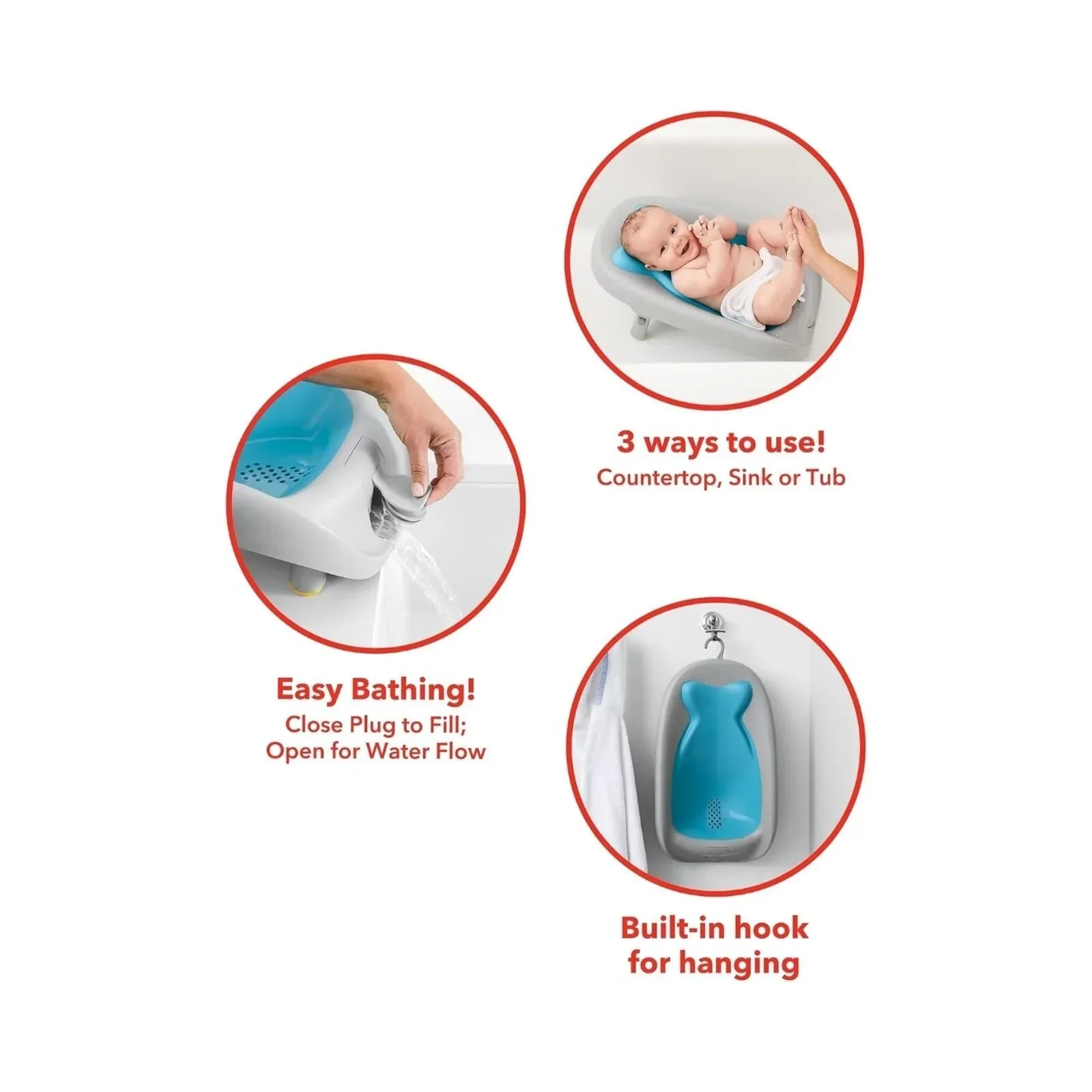 Skip Hop Moby Reclined Bather - Image 2