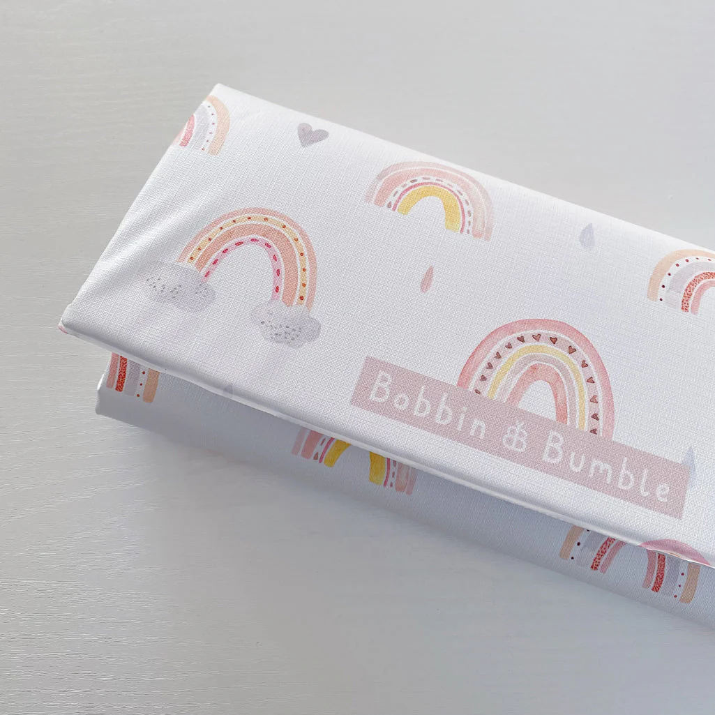 Travel Changing Mat - Pink Rainbow - Image 6