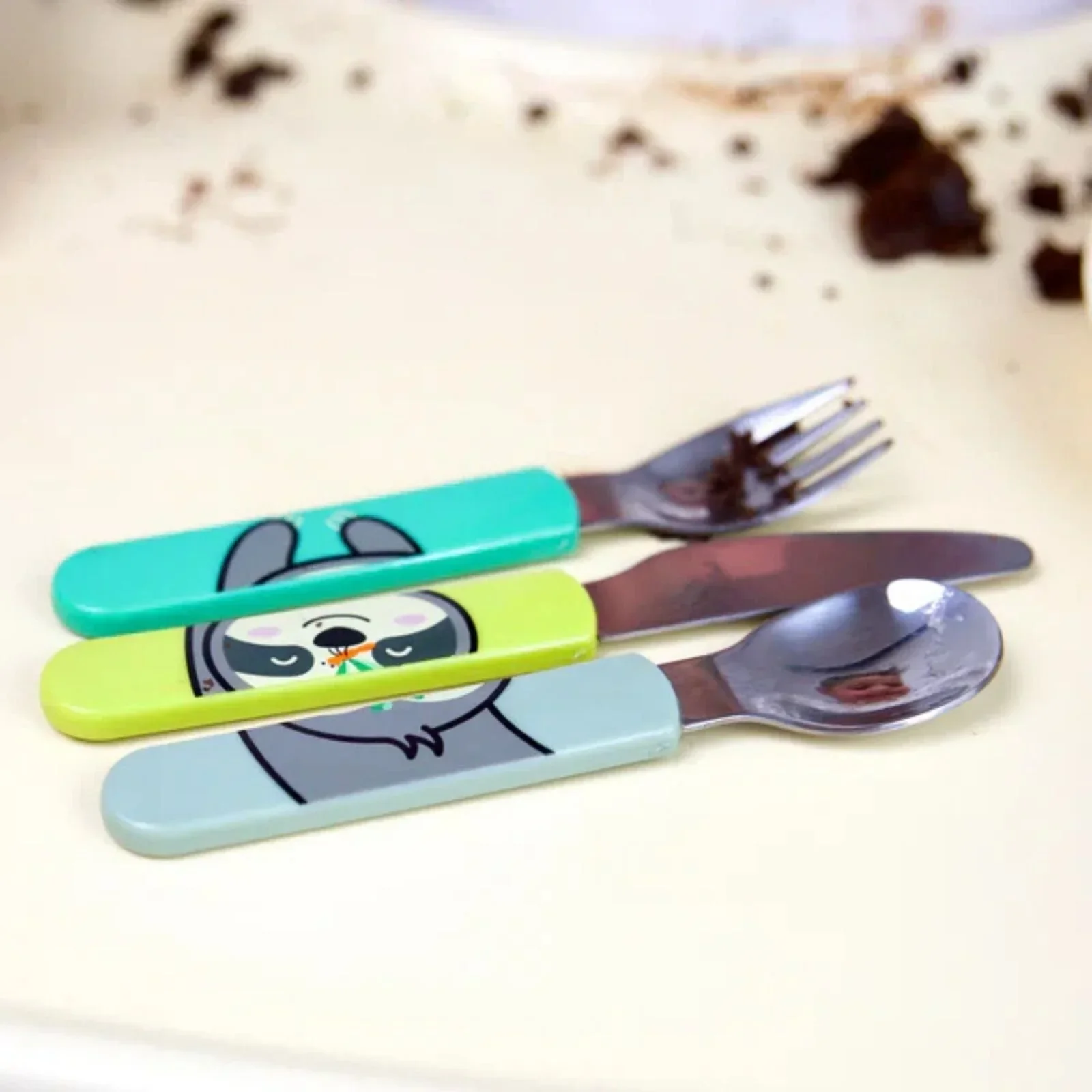 TUM TUM Travel Cutlery Set with Case - Stanley Sloth - Image 5