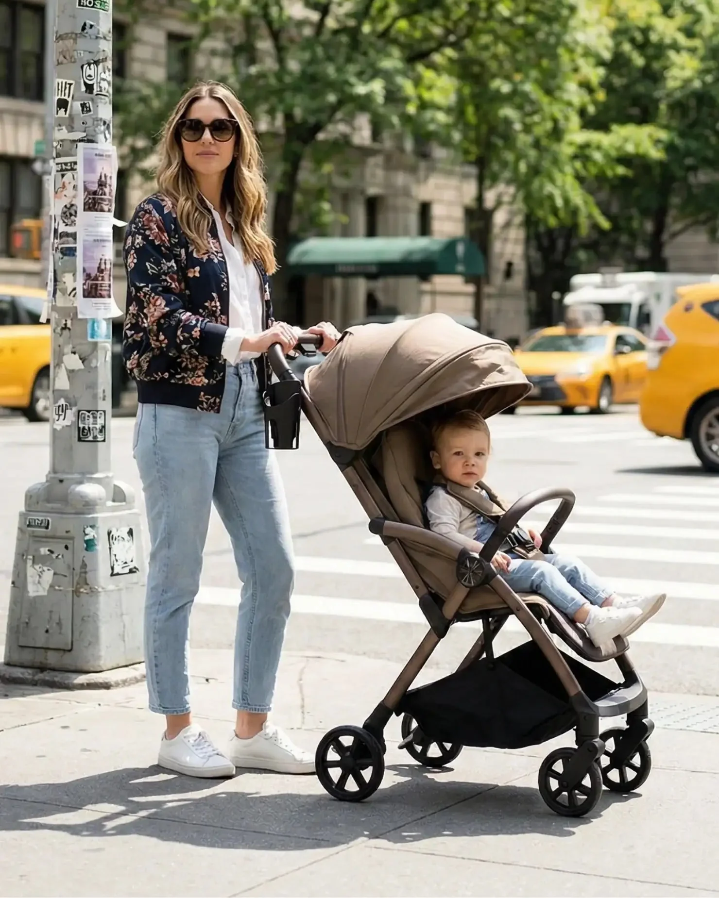 Venture Avio Compact Travel Baby Stroller - Truffle - Image 14