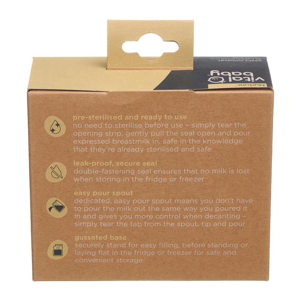 Vital Baby Easy Pour Breast Milk Storage Bags - 30 Pack - Image 7