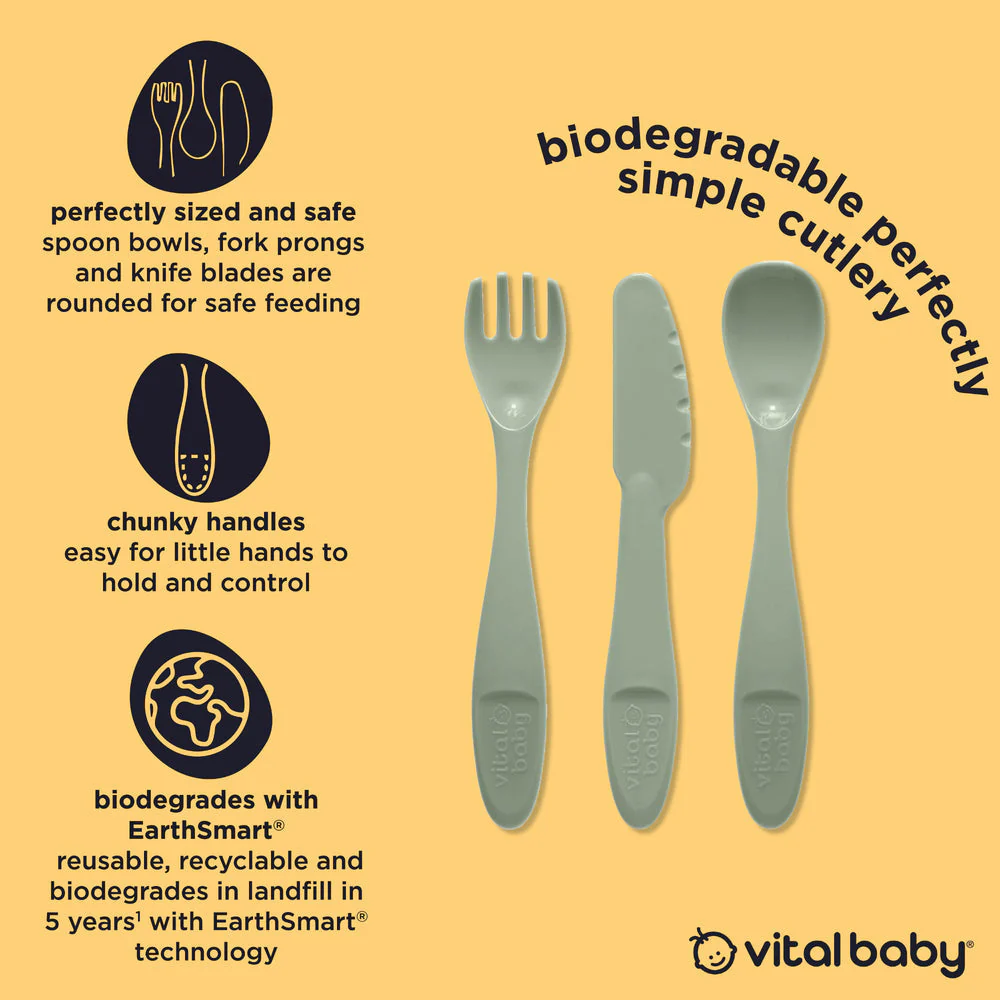 Vital Baby Perfectly Simple Cutlery 15 Pack - Natural - Image 3