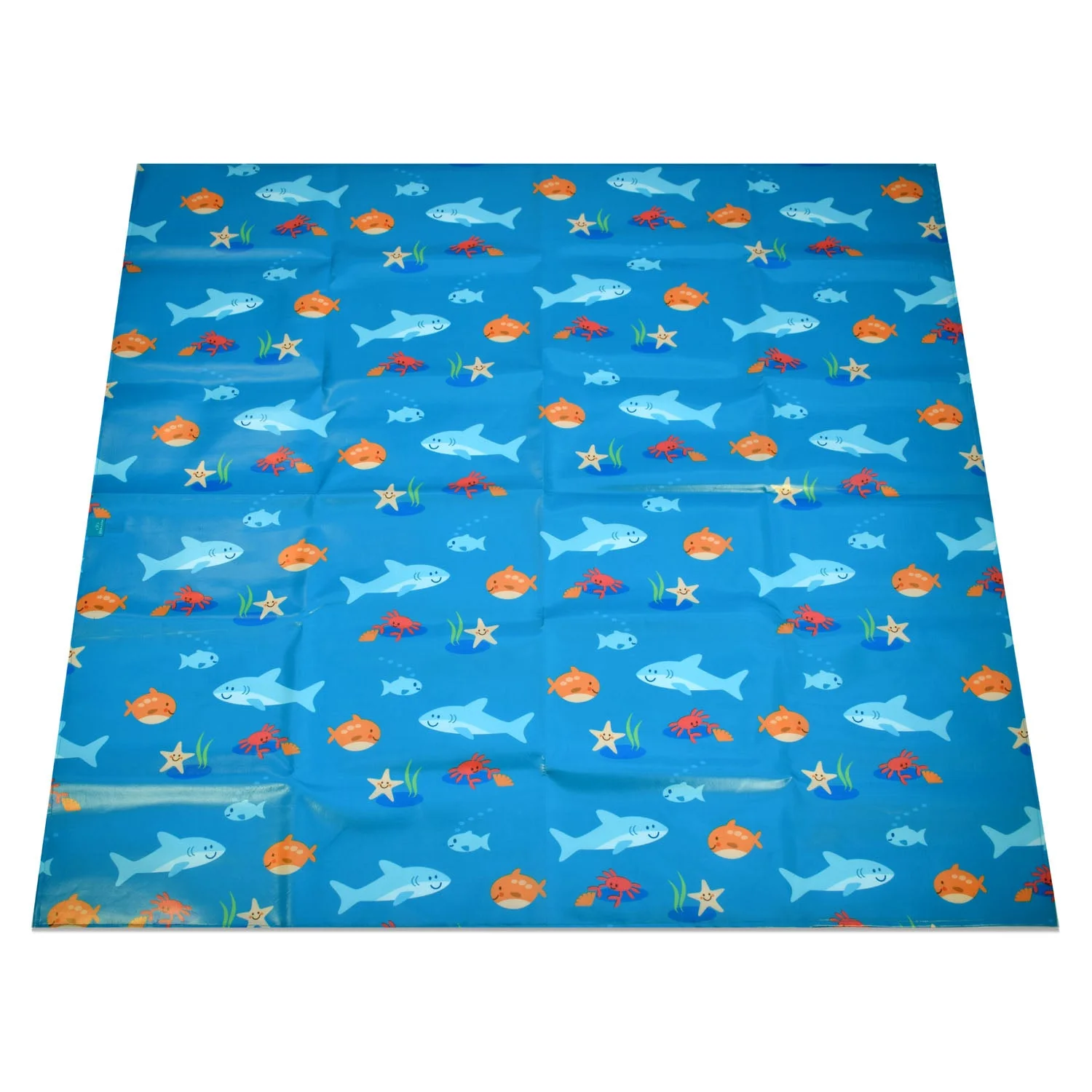 Wipeezee Splash Mat - Turquoise Blue Sea Creatures - Image 9